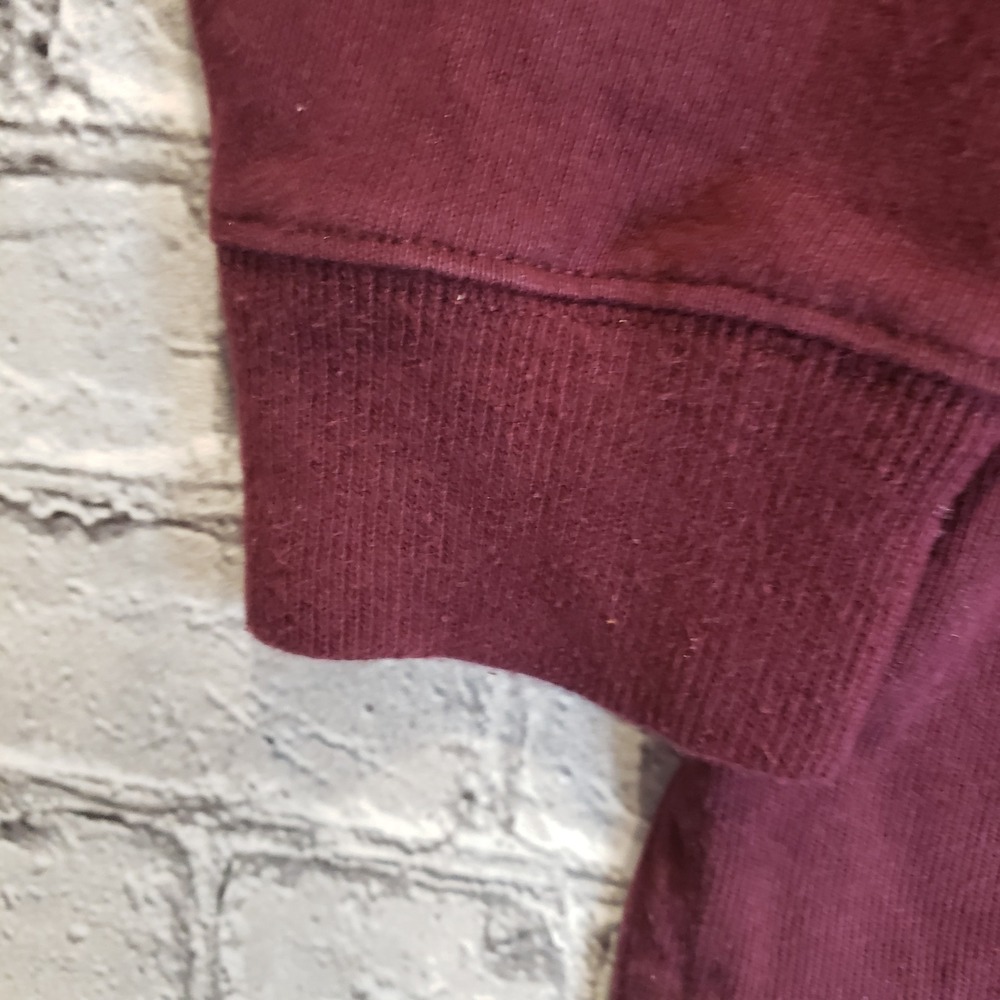 Polo Ralph Lauren Mens Rugby Shirt Maroon Crest Number 3 Long Sleeve Medium - Picture 6 of 9